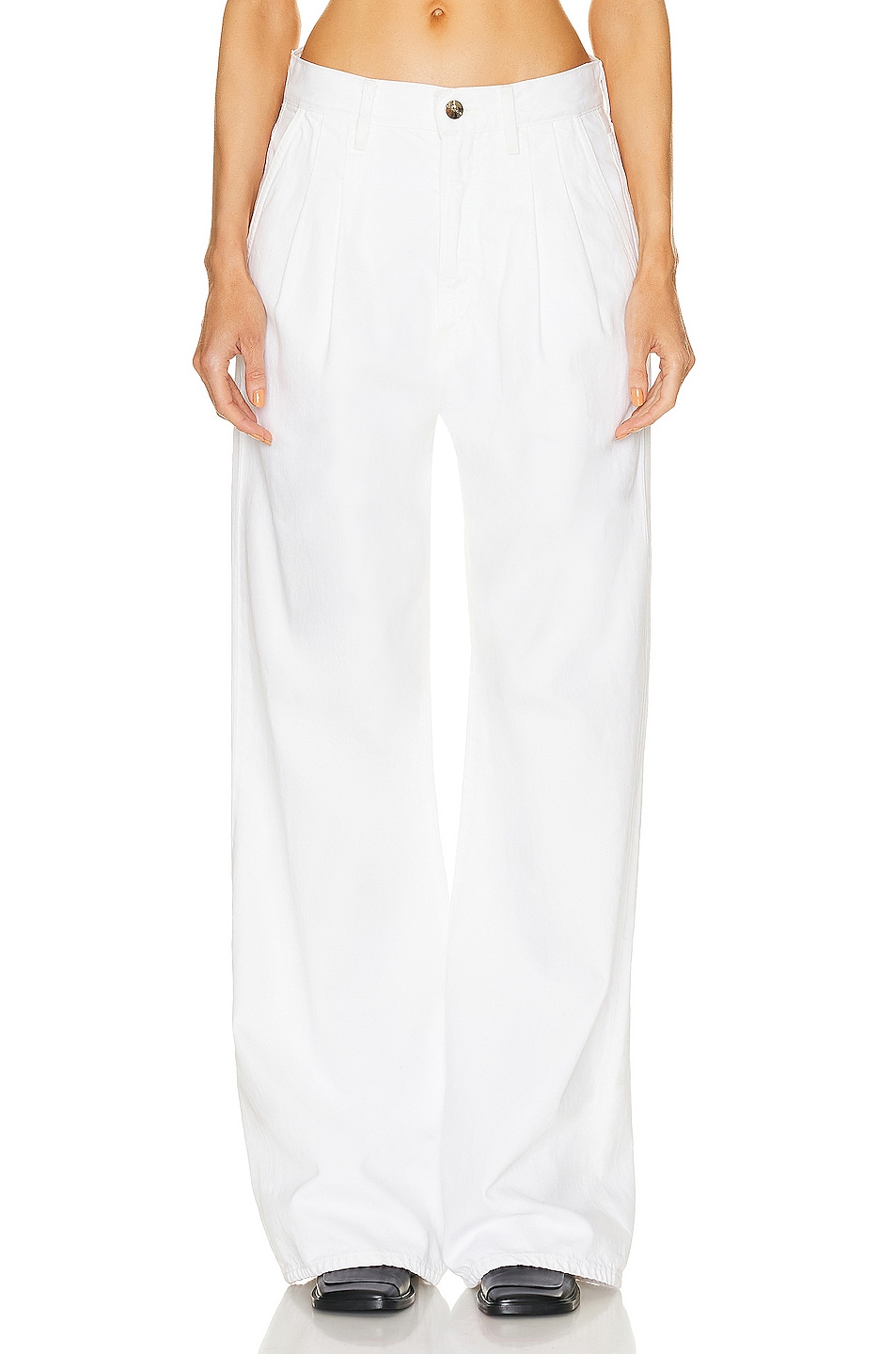 Image 1 of GOLDSIGN Edgar Trouser in Blanche
