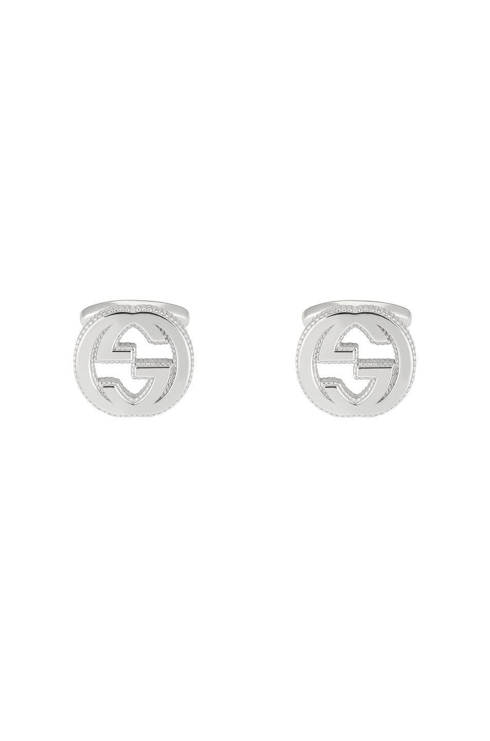 Image 1 of Gucci Interlocking G Cufflinks in Sterling Silver