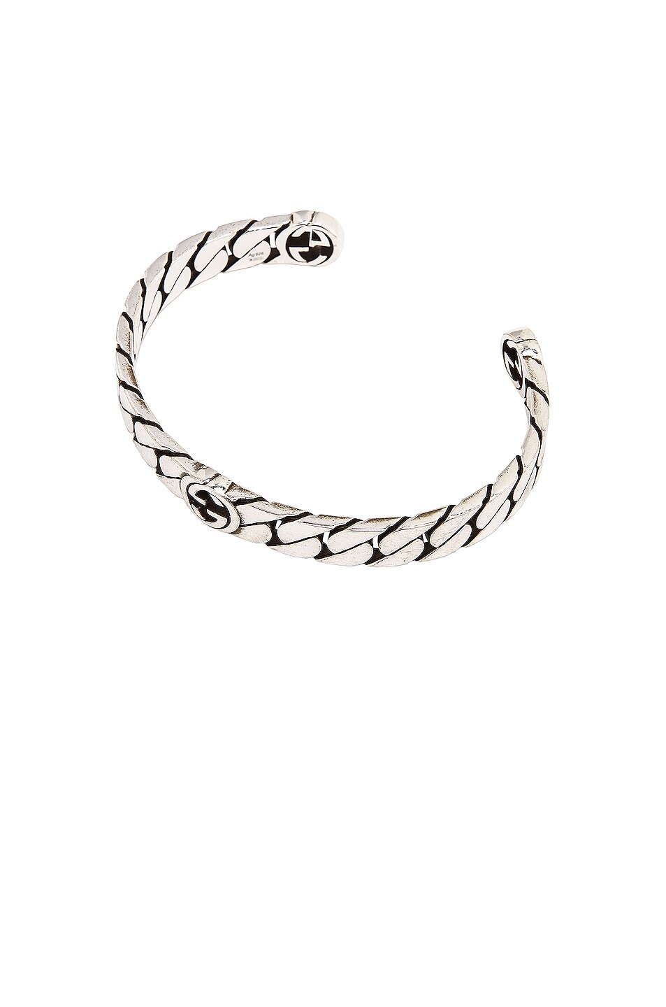 Image 1 of Gucci Interlocking G Bracelet in Shiny Silver