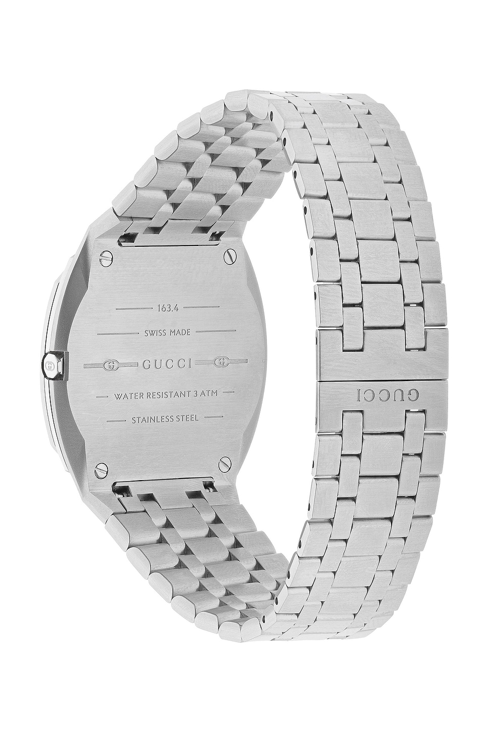 Shop Gucci 25h 38mm Watch In Silver