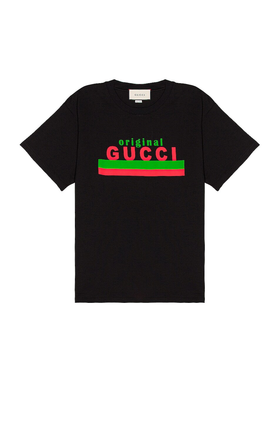 Image 1 of Gucci Logo Tee in Black & Multicolor