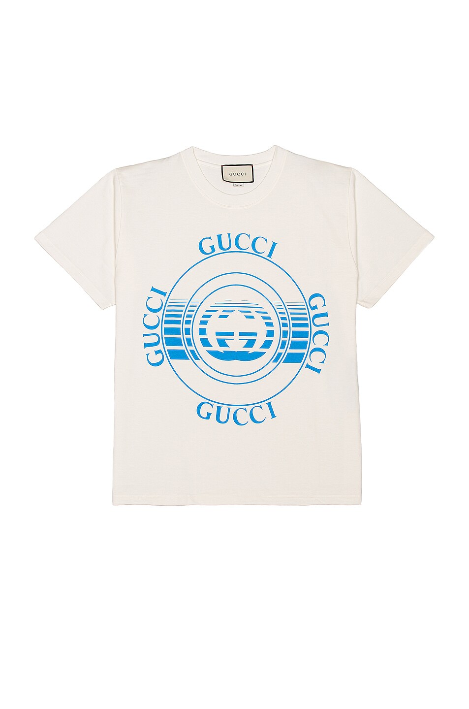 Image 1 of Gucci Logo Tee in Sunlight & Cobalt