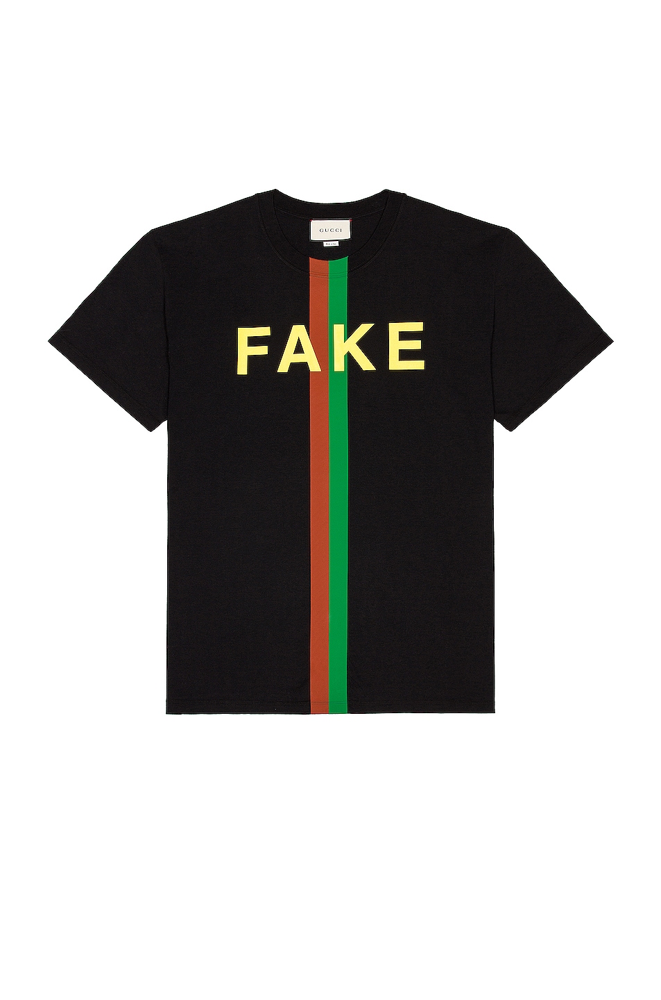 Image 1 of Gucci Cotton Jersey Tee in Black & Multi