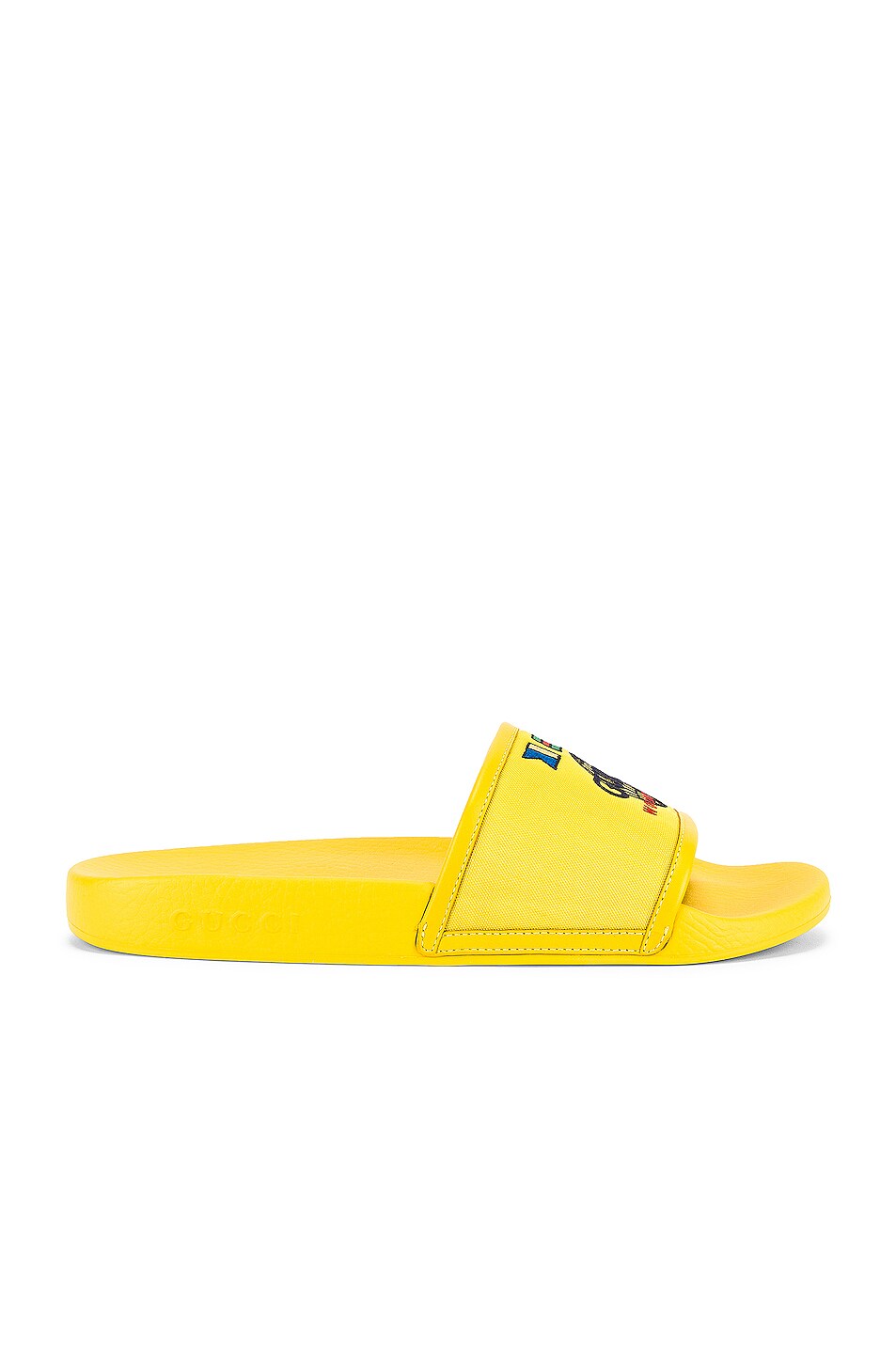 yellow gucci slides womens