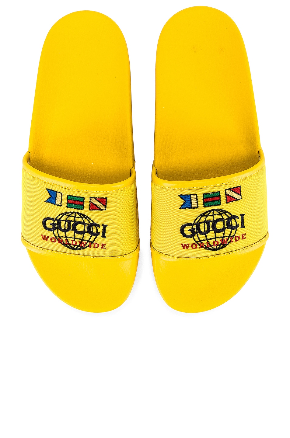 yellow gucci slides womens