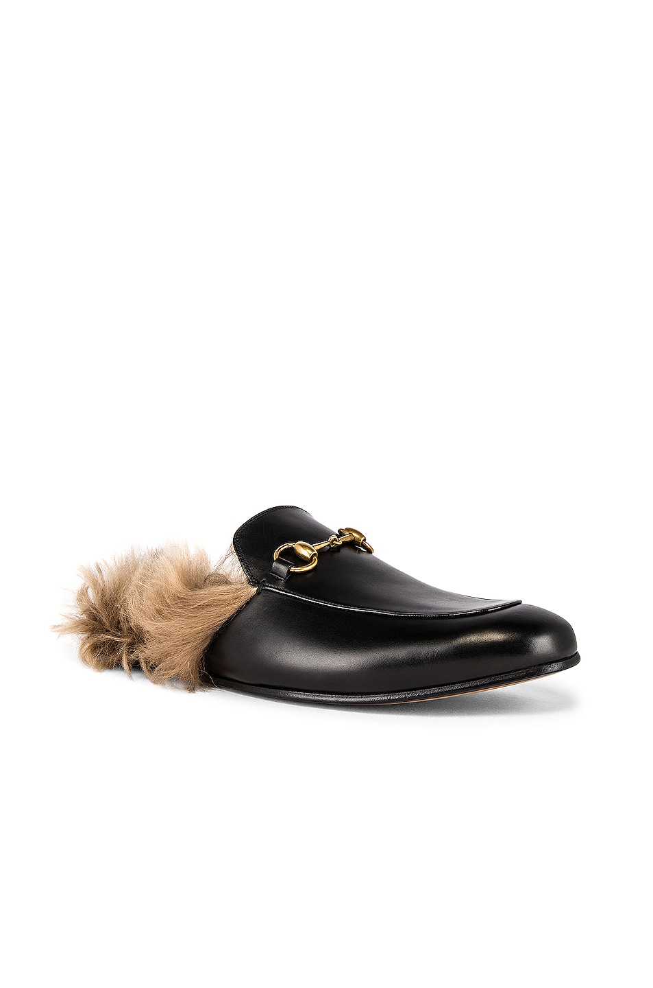 Image 1 of Gucci Betis Glamour Mule in Black & Natural
