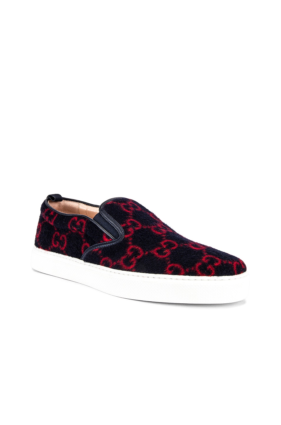 Image 1 of Gucci Dublin Slip On in Blue & Red