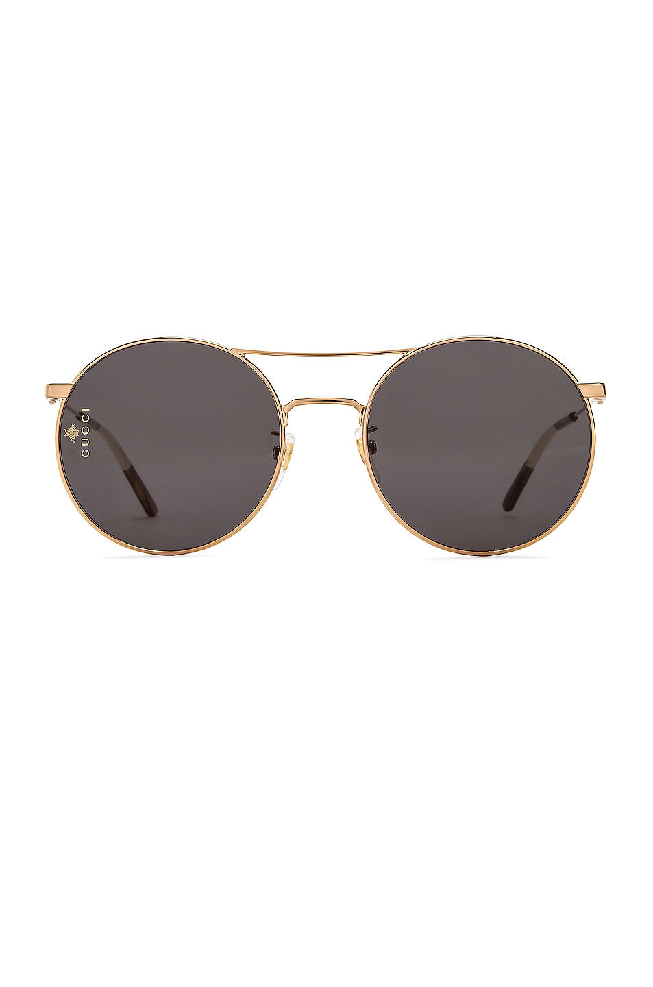 Image 1 of Gucci Metal Round Sunglasses in Shiny Endura Gold