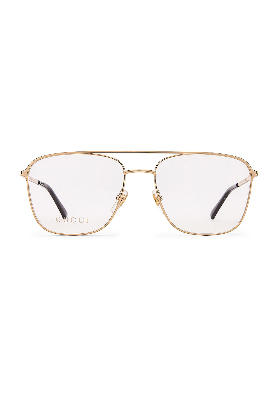 Image 1 of Gucci Aviator Optical Sunglasses in Gold