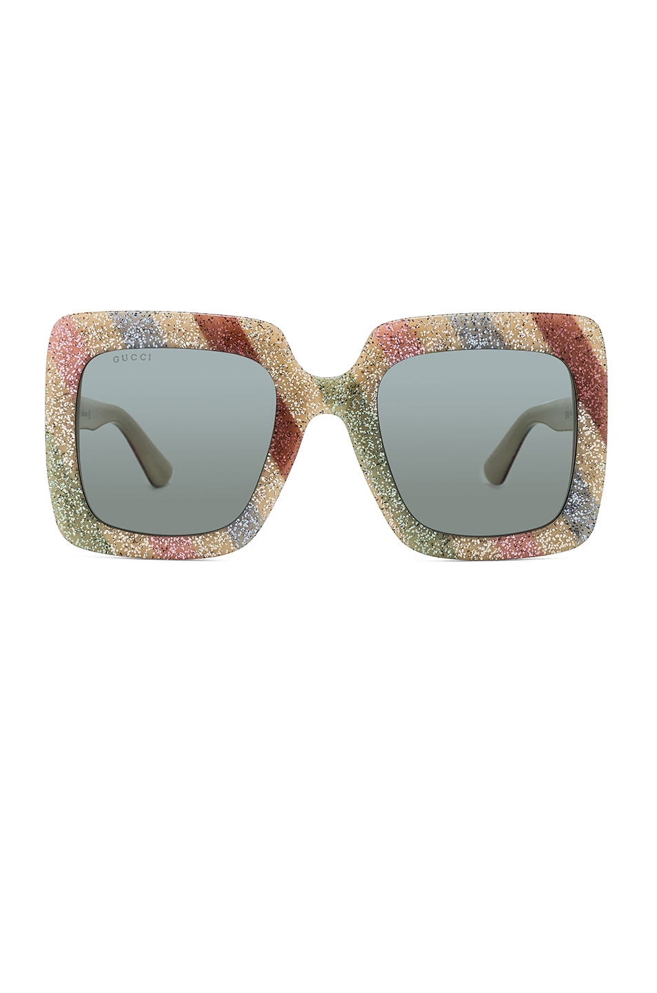 Image 1 of Gucci GG Acetate Sunglasses in Ivory Multicolor