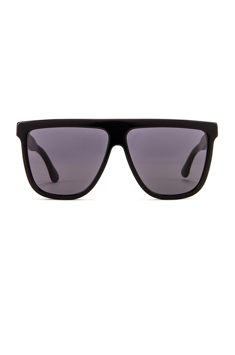 Image 1 of Gucci Flat Top Sunglasses in Black & Grey
