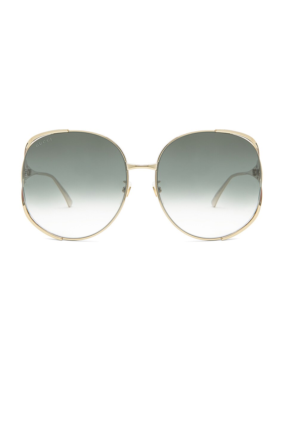 Image 1 of Gucci Urban Fork Sunglasses in Gold