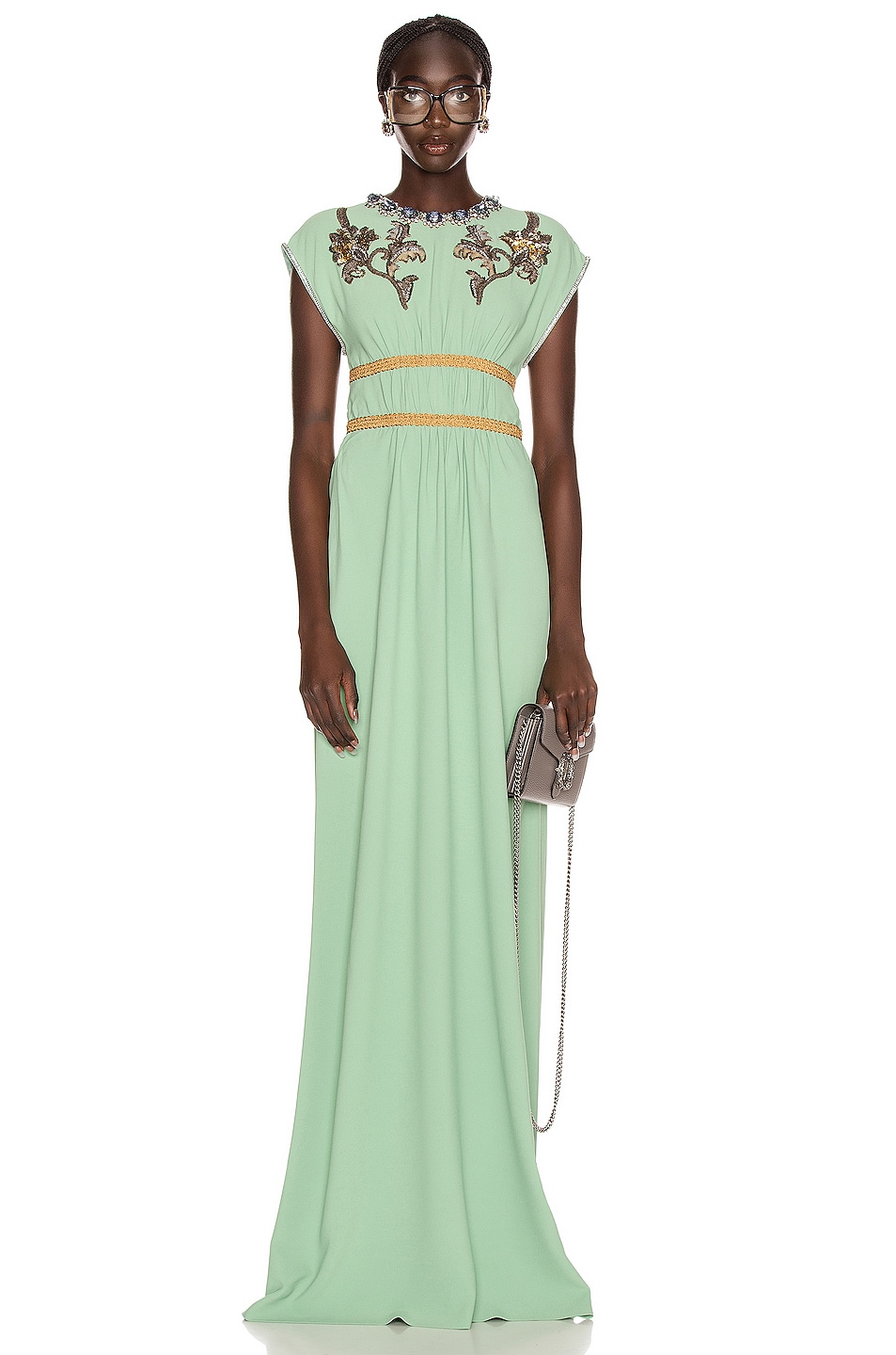 Image 1 of Gucci Evening Gown in Mint Cream