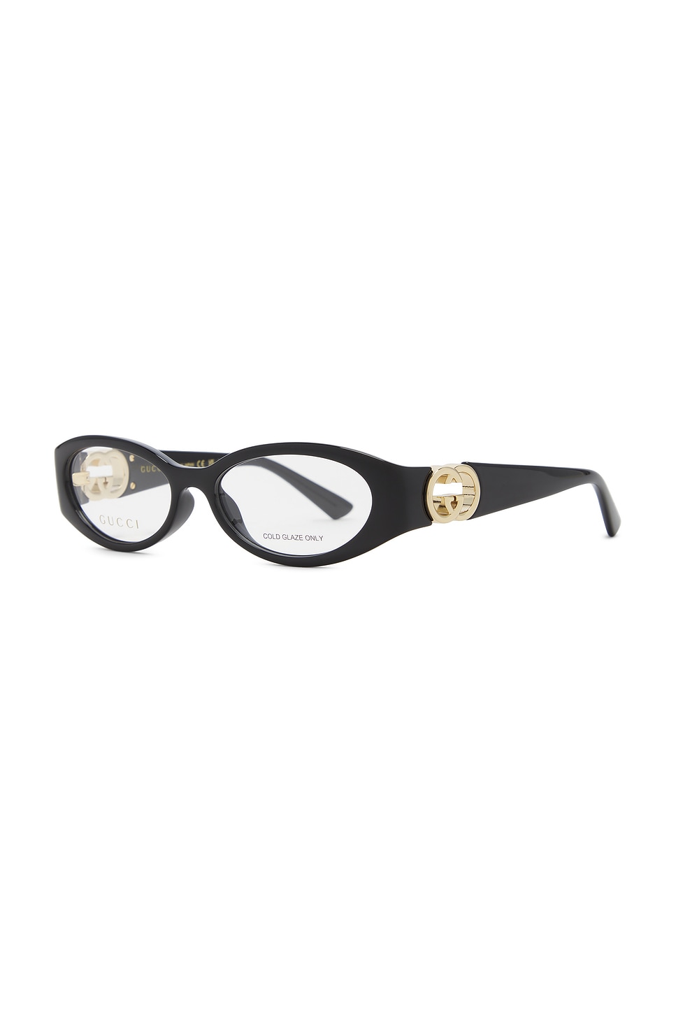 Shop Gucci Hailey Optical Eyeglasses In Black & Transparent