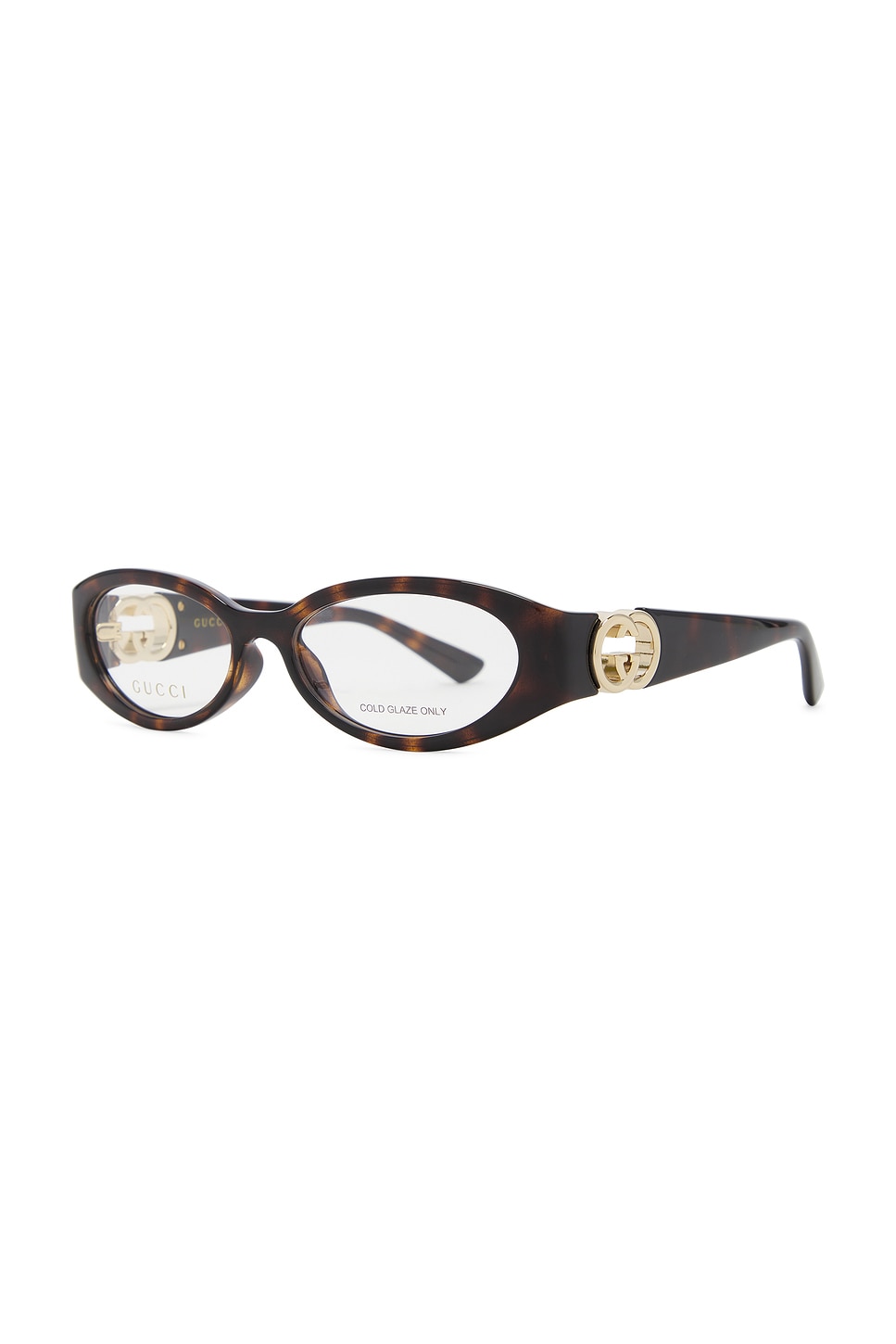 Shop Gucci Hailey Optical Eyeglasses In Havana & Transparent