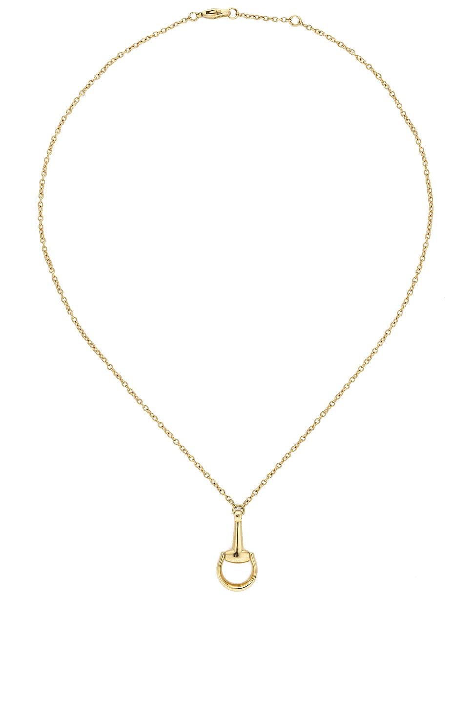 Image 1 of Gucci Horsebit Necklace in Yellow Gold