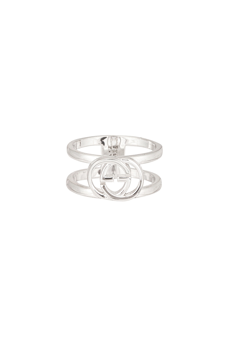 Image 1 of Gucci Interlocking G Ring in Sterling Silver