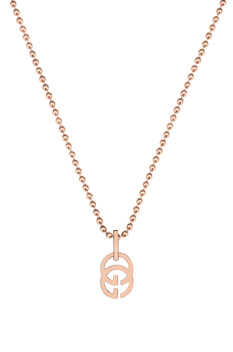 Image 1 of Gucci GG Running Necklace in 18KT Rose Gold
