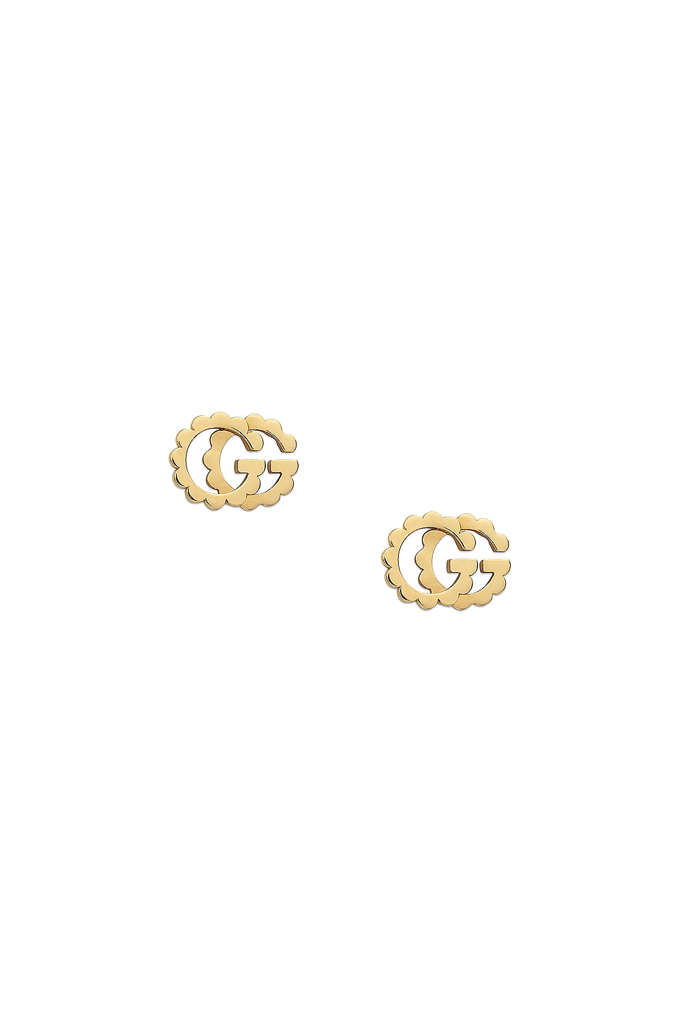 Image 1 of Gucci Running G Earrings in Yellow Gold