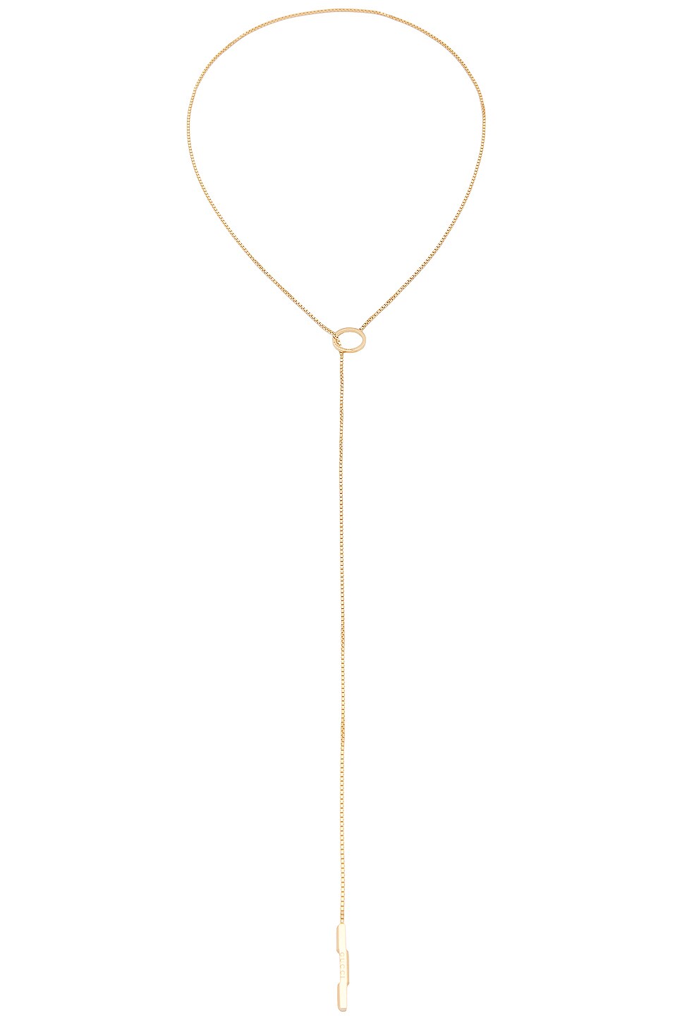 Image 1 of Gucci Link To Love Lariat Necklace in Yellow Gold