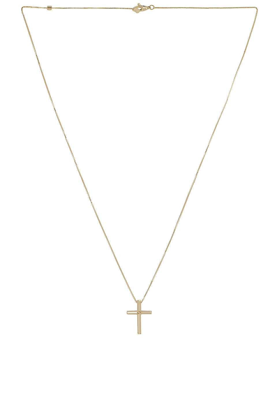 Image 1 of Gucci Link To Love Cross Necklace in Yellow Gold