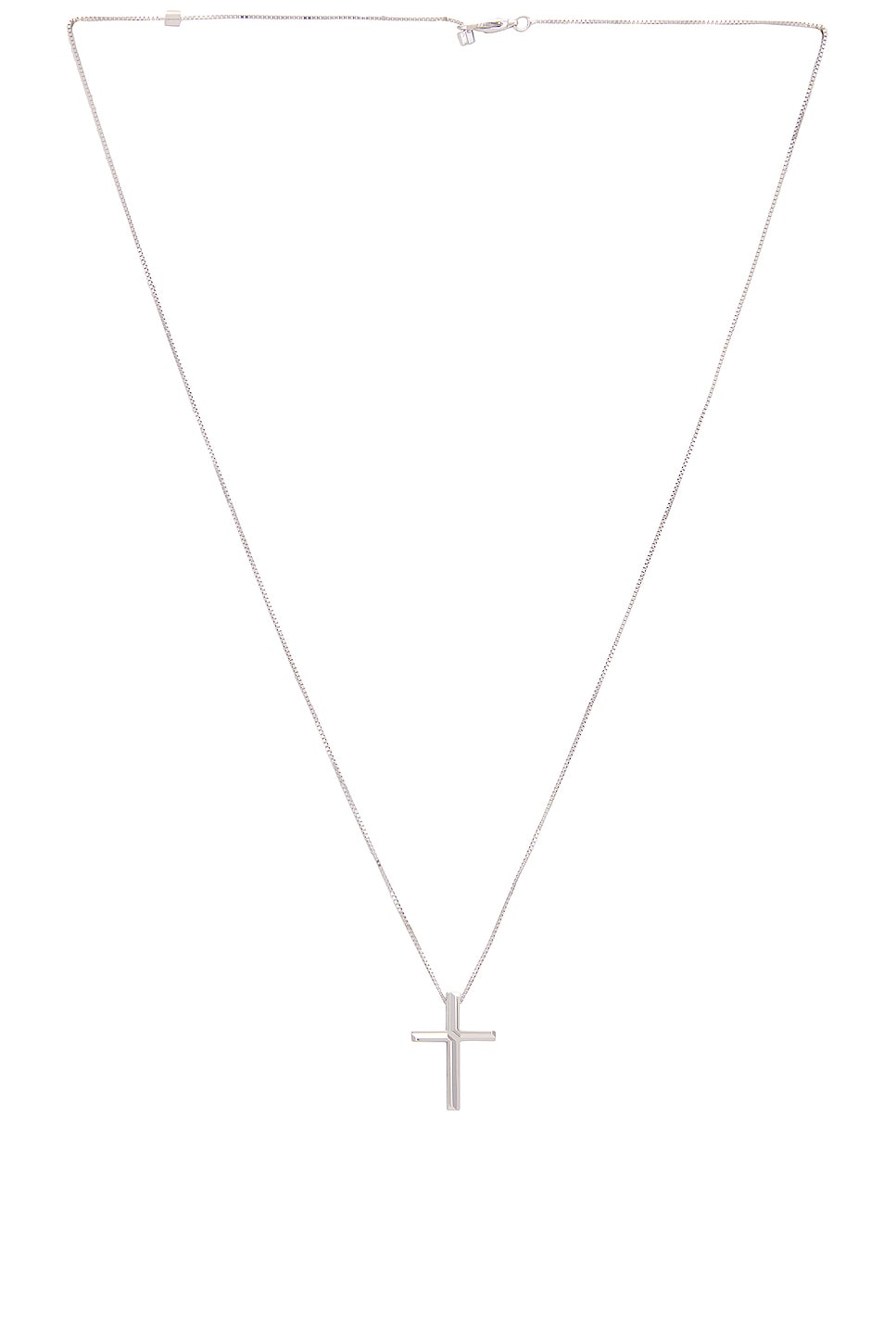 Image 1 of Gucci Link To Love Cross Necklace in White Gold