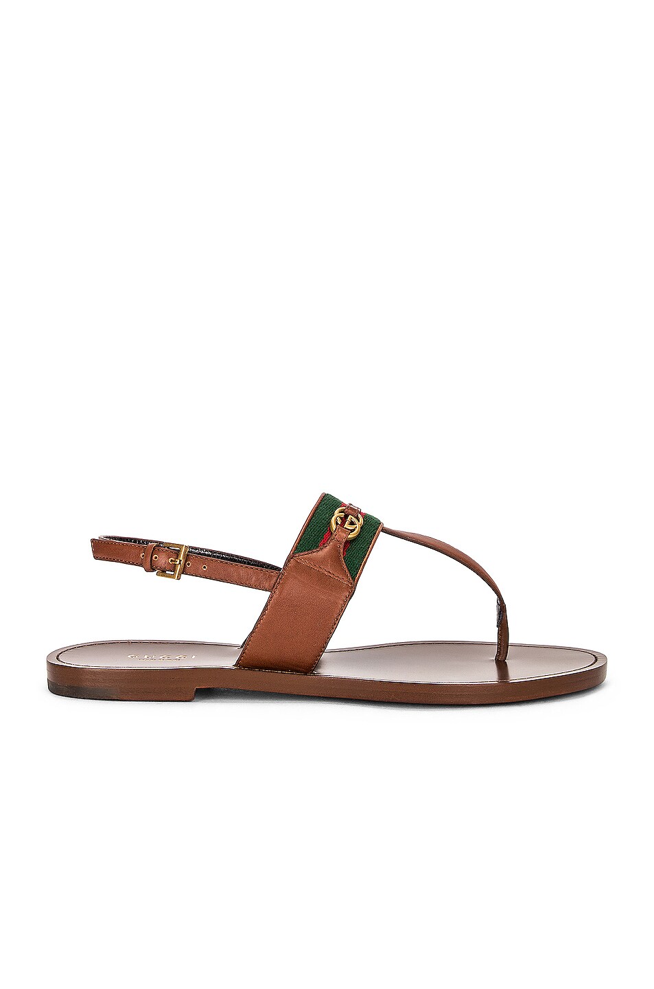 Image 1 of Gucci Siryo Thong Sandals in Light Ebony