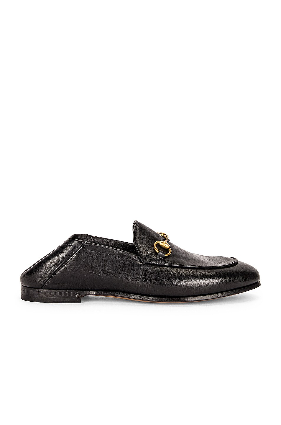 Image 1 of Gucci Leather Horsebit Loafers in Nero