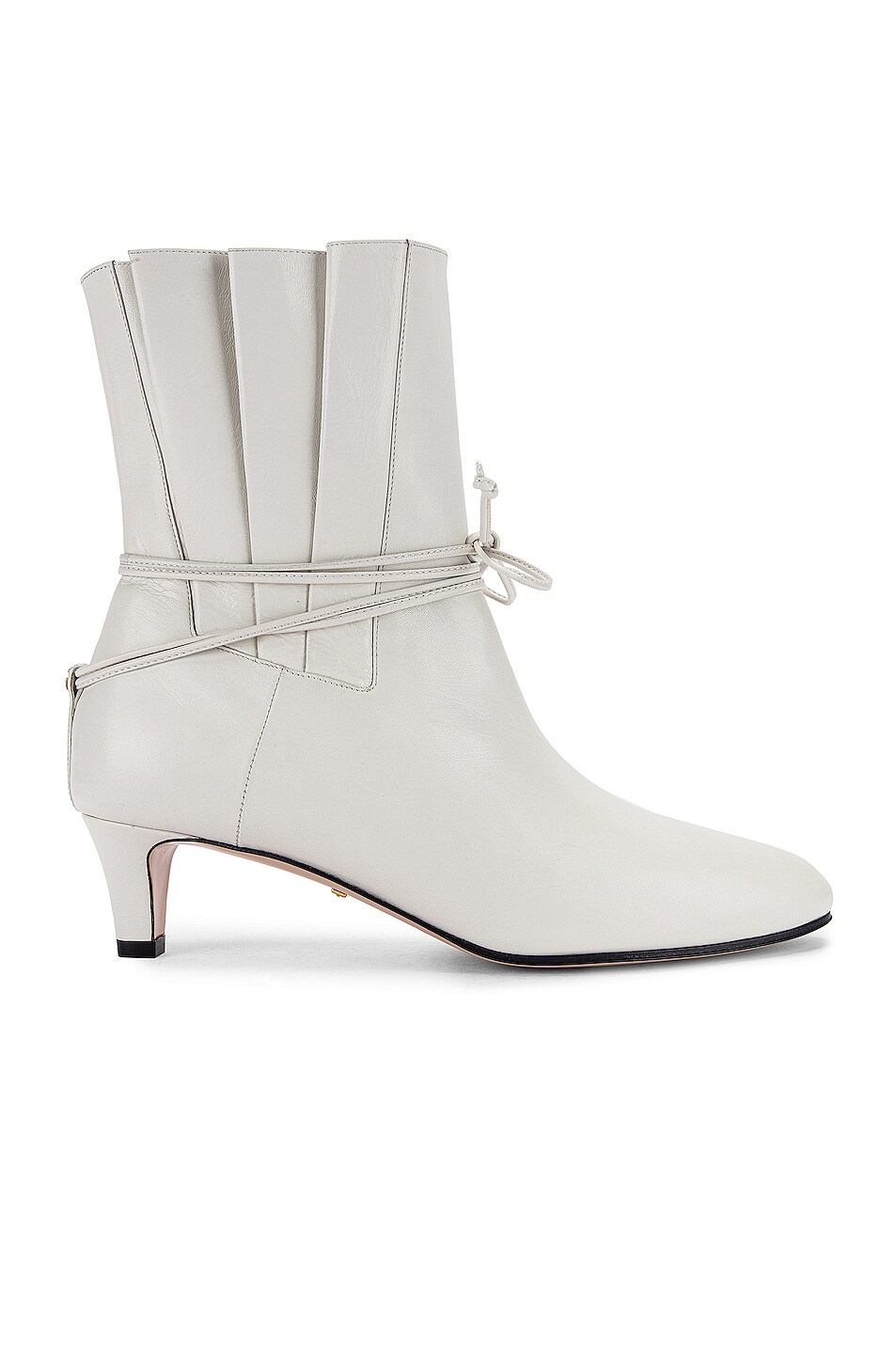 Image 1 of Gucci Leather Ankle Boots in Dusty White