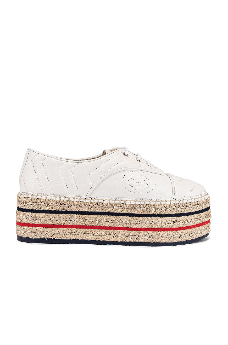 Image 1 of Gucci Pilar Platform Sneakers in Great White