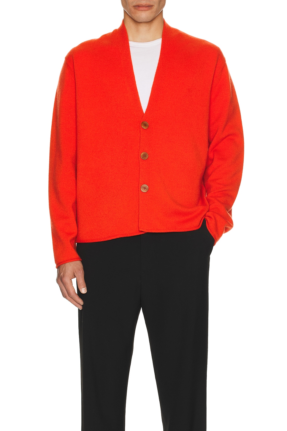 Image 1 of Guest In Residence Everywear Cardigan in Cherry