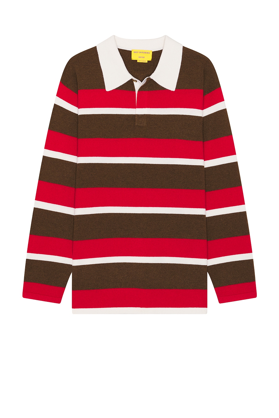 Striped Rugby in Red