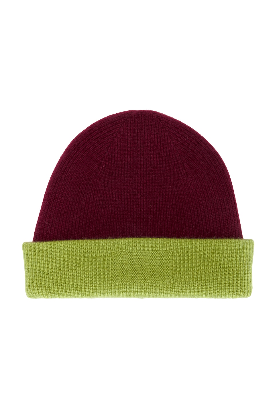 Shop Guest In Residence The Inside Out! Cashmere Hat In Matcha & Plum