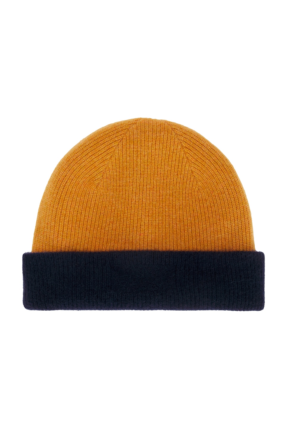 Shop Guest In Residence The Inside Out! Cashmere Hat In Midnight & Sungold