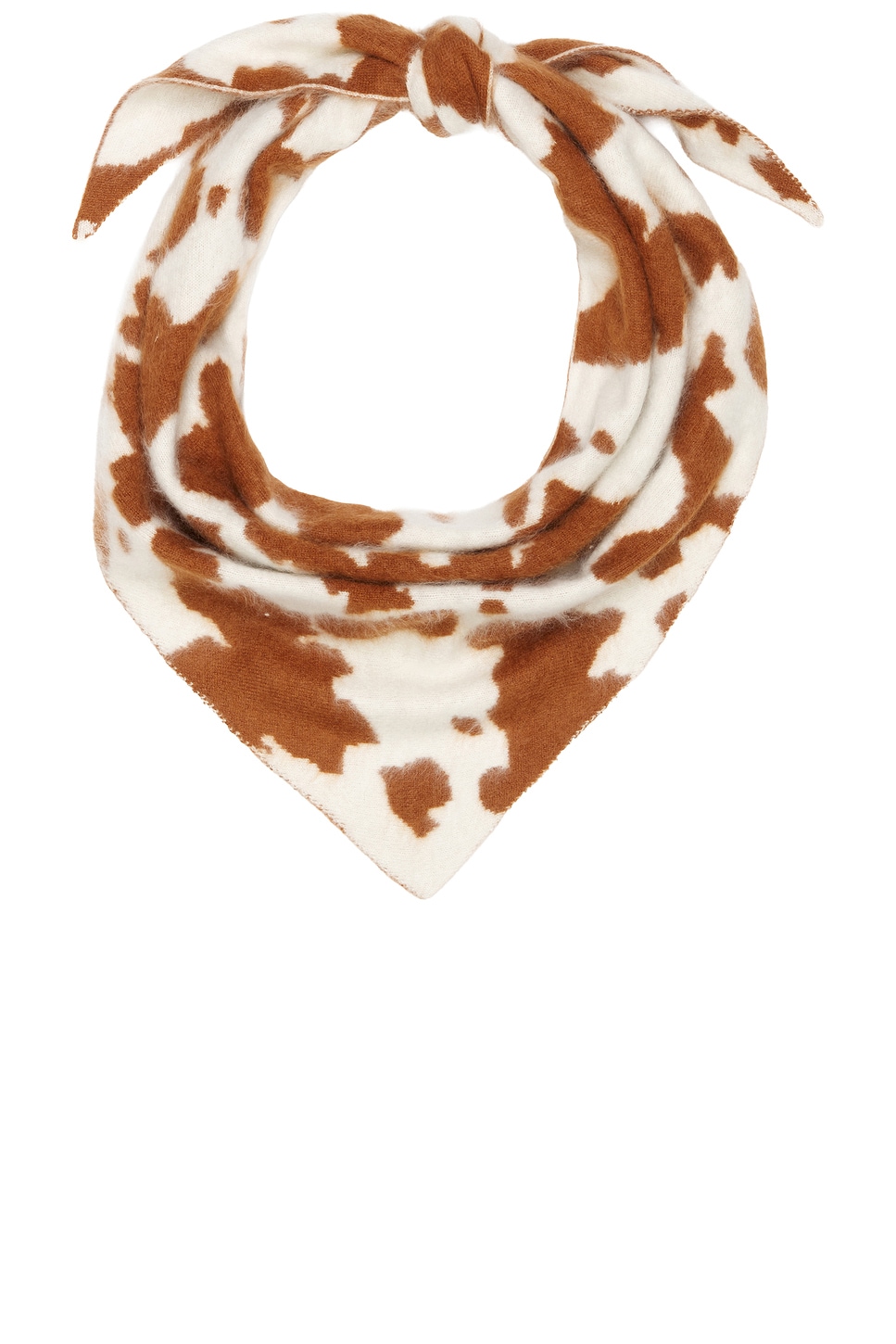 Guest In Residence Grizzly Cowhide Wild Rag in Brown