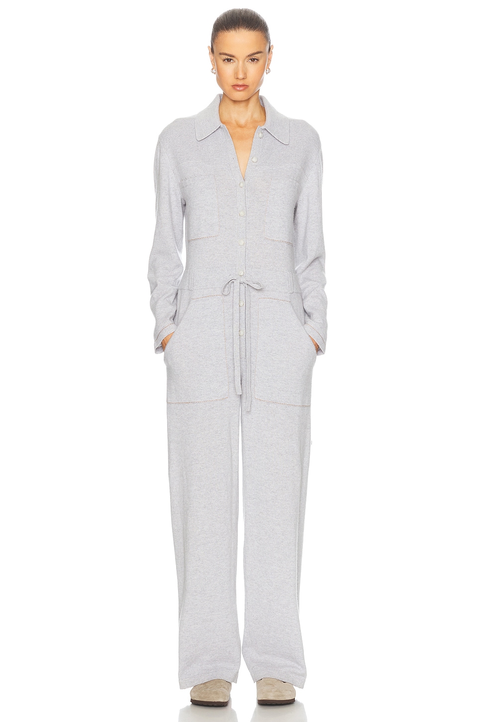 Everywear Coverall in Light Grey