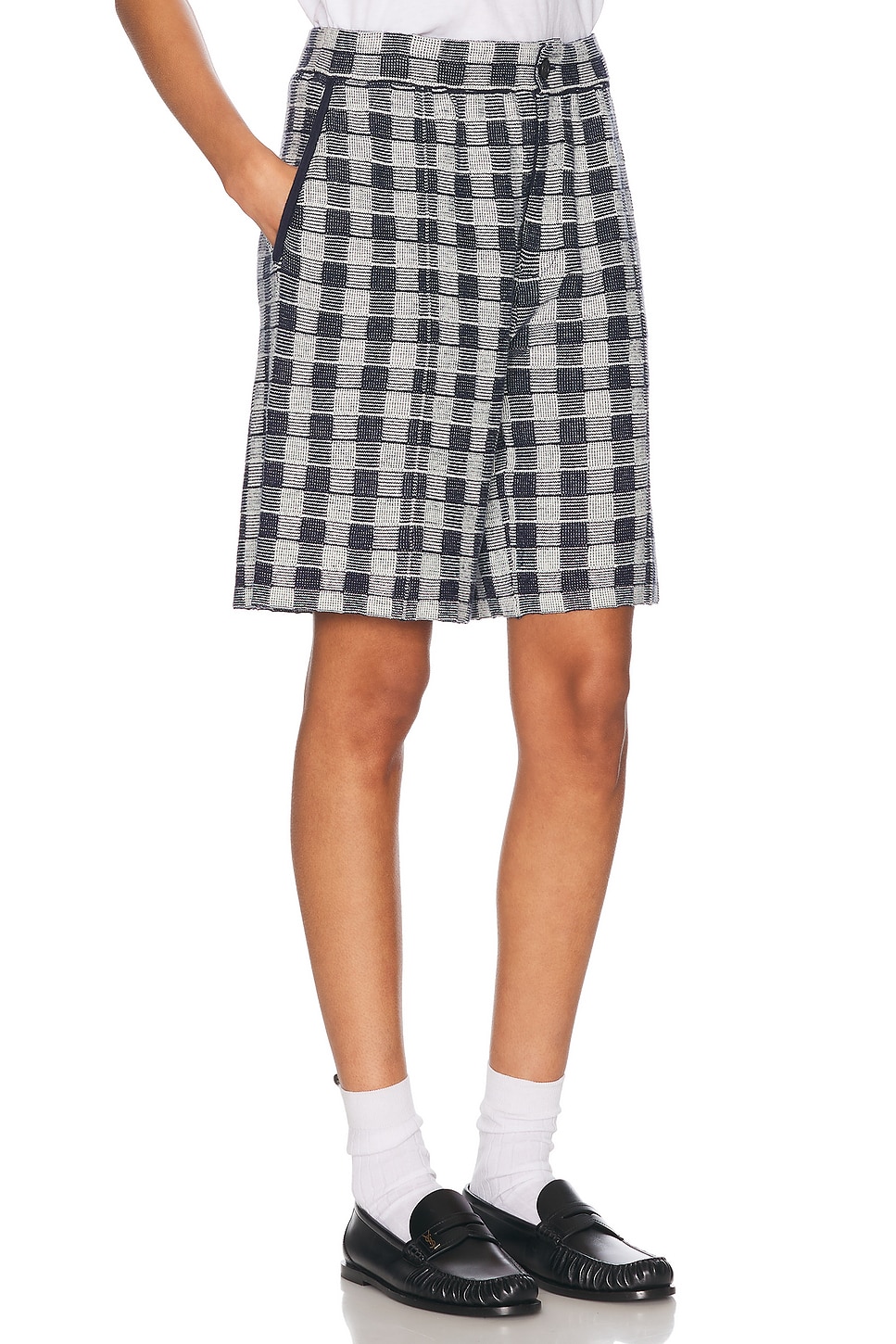 Guest In Residence Gingham Bermuda Short