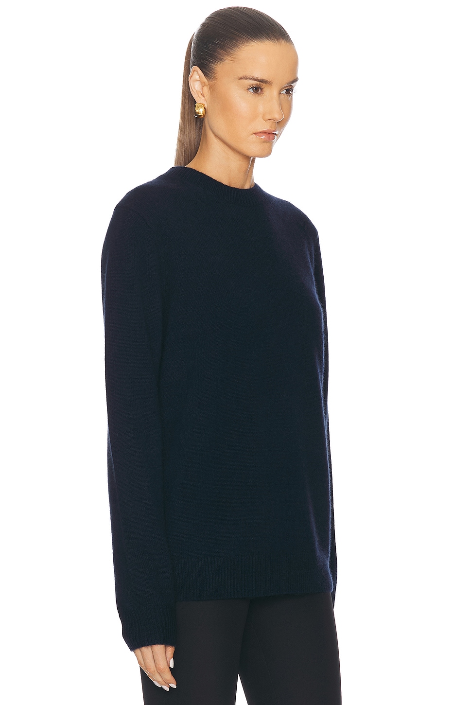 Shop Guest In Residence All Day Crew Sweater In Midnight