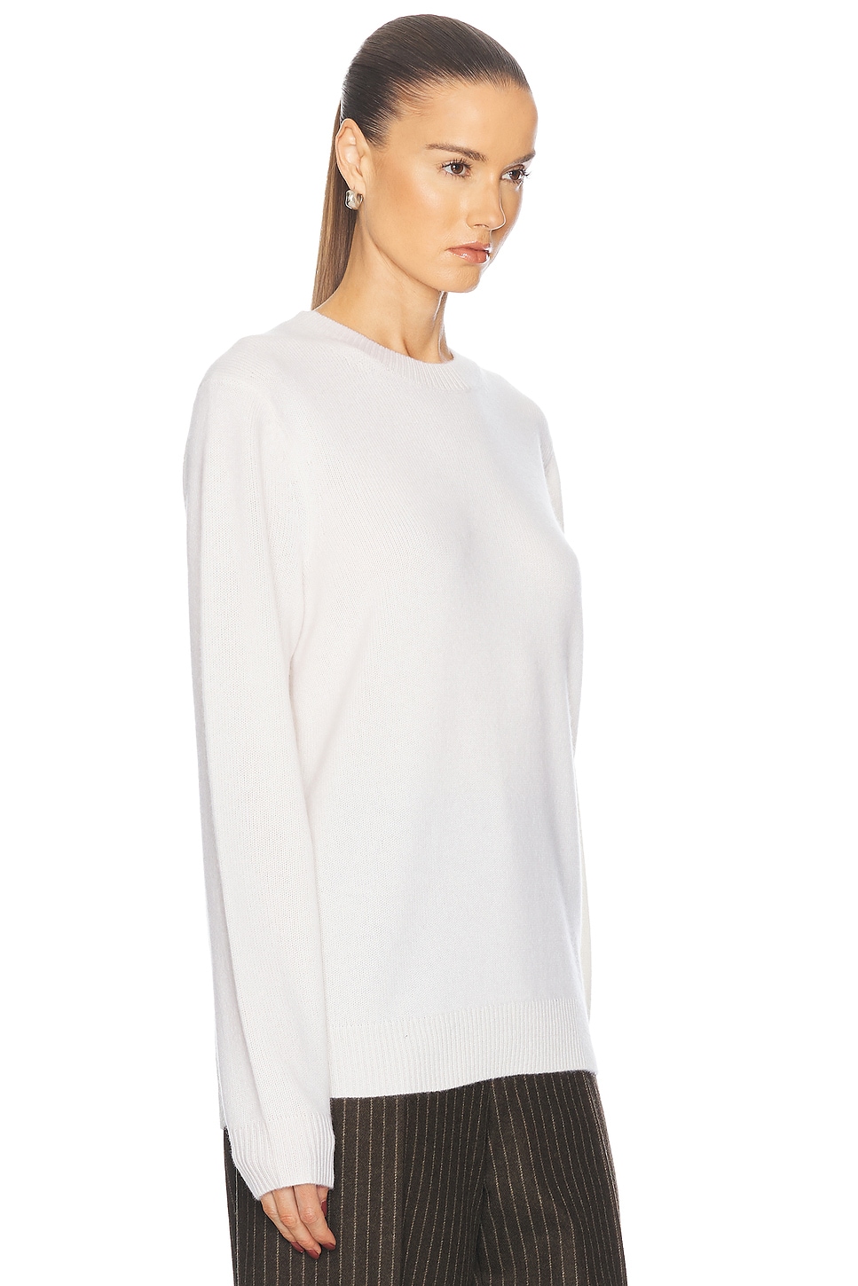 Shop Guest In Residence Allday Crew Cashmere Sweater In Cream