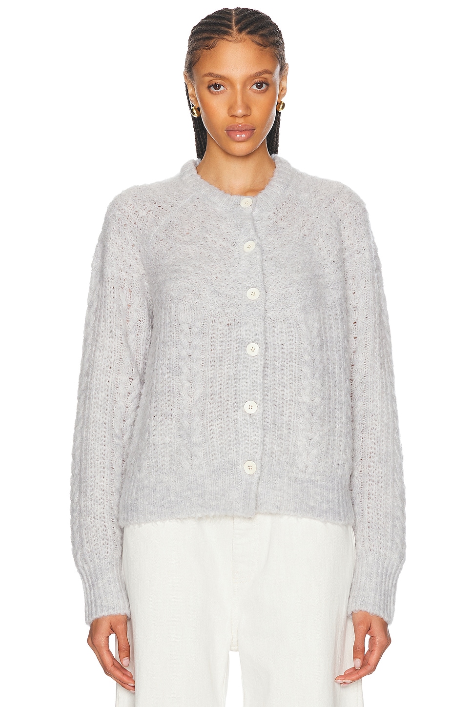 Shop Guest In Residence Cloud Cardigan In Stone