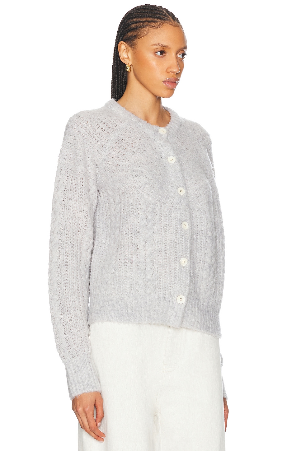 Shop Guest In Residence Cloud Cardigan In Stone