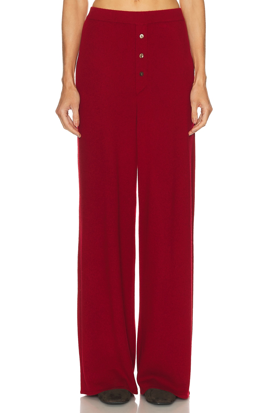 Guest In Residence Everywear Pant In Burgundy