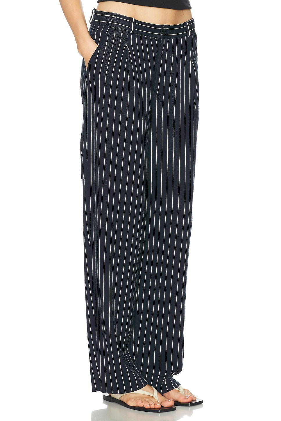 Pinstripe Carpenter Pant