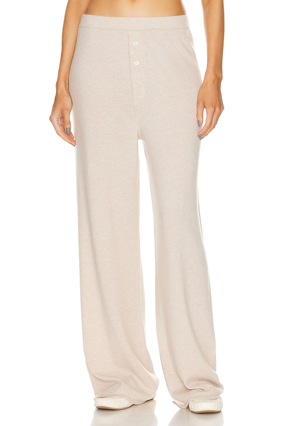 Guest In Residence Everywear Pant in Oatmeal | FWRD