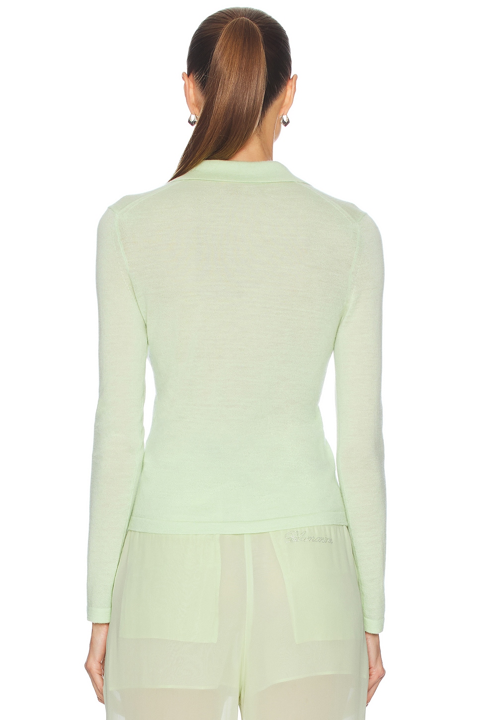 Guest In Residence Ele Cashmere Shirt in Mint | FWRD