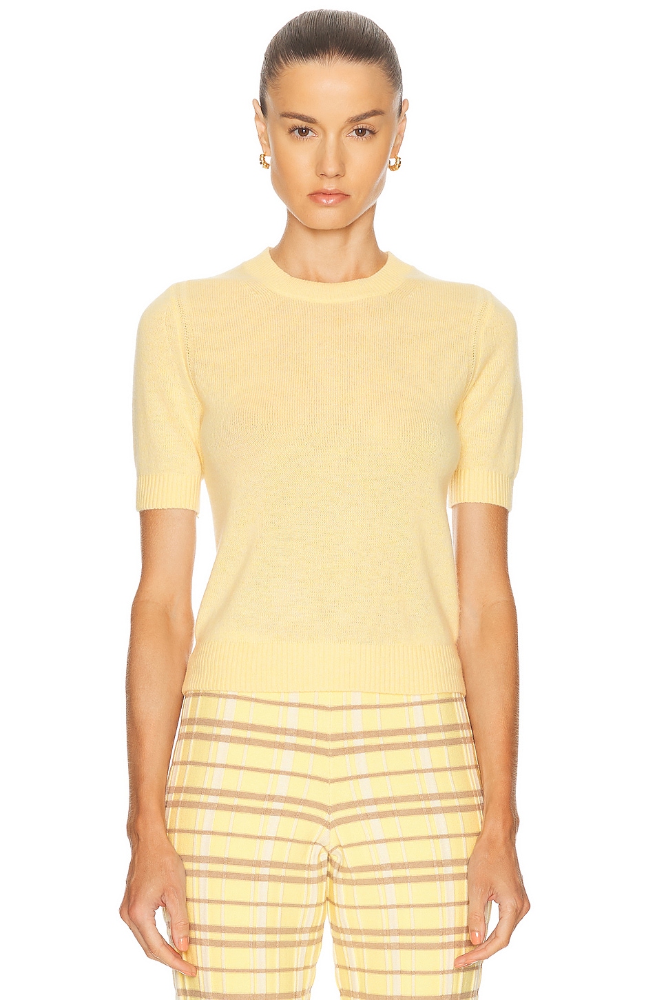 Guest In Residence Sweater Tee in Yellow