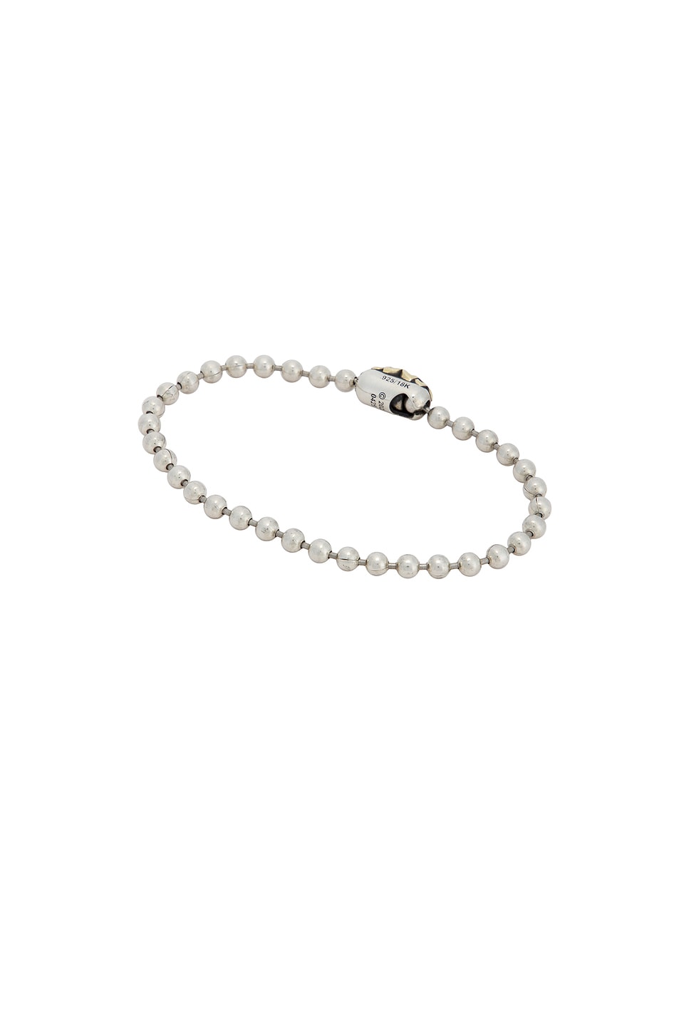Image 1 of GOOD ART HLYWD Poplock Triple Cutout Two-Toned Bracelet in Sterling Silver