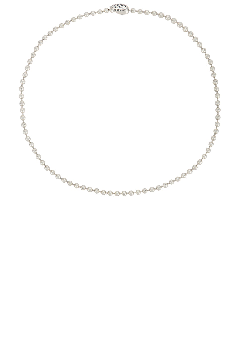 Image 1 of GOOD ART HLYWD Poplock Triple Cutout Necklace in Sterling Silver