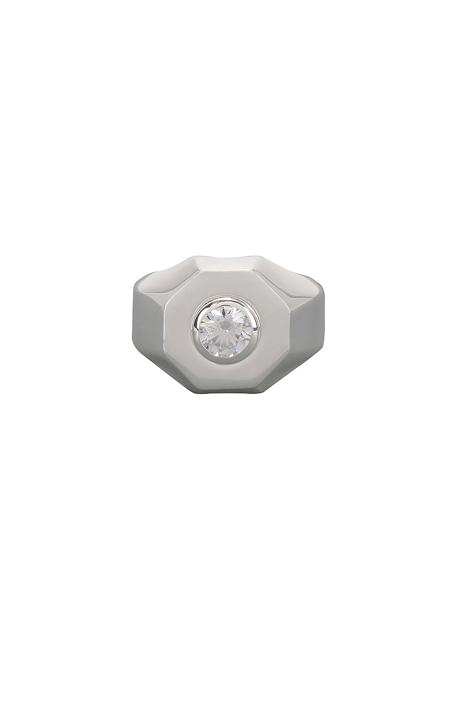 Image 1 of Hatton Labs Octagon Signet Ring in Silver