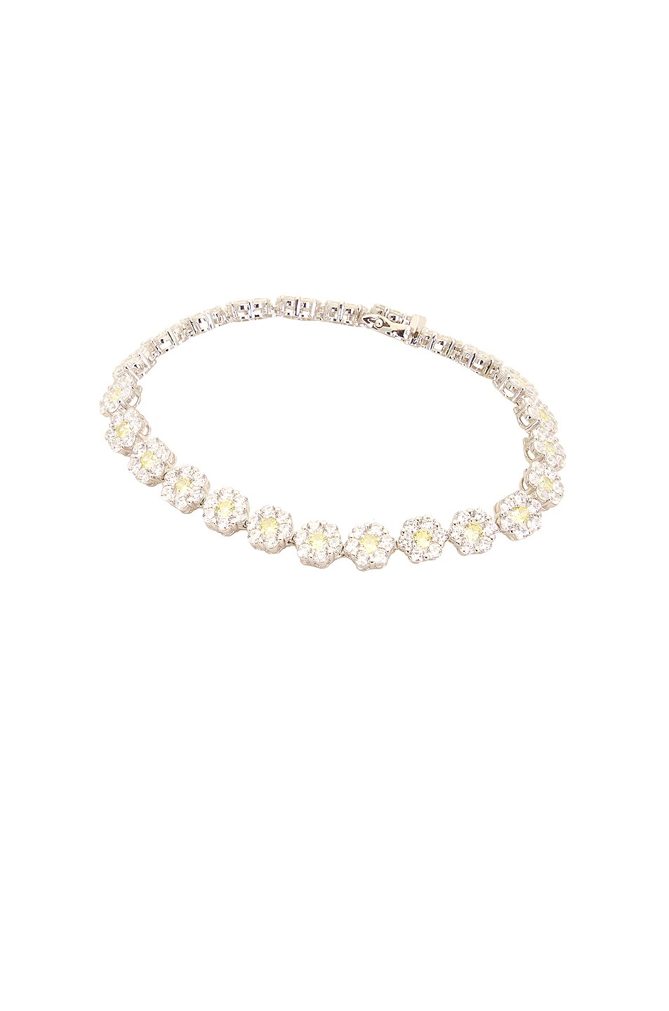 Image 1 of Hatton Labs Daisy Tennis Bracelet in Silver